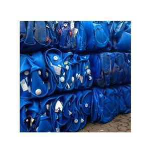 Fibras de grado de película de chatarra de plástico de tambor azul HDPE embaladas listas para exportar - Product Image 5
