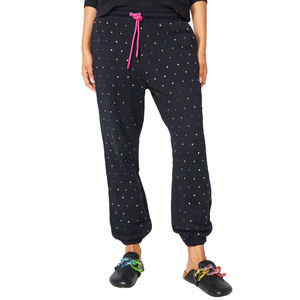 Pantalones Jogger Rectos Cómodos de Invierno para Mujer, de Algodón/Tejido Personalizado, de Secado Rápido, Transpirables, de Cintura Alta - Product Image 1
