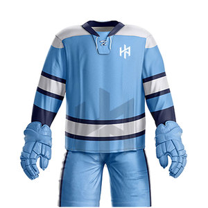Uniforme de Hockey sobre Hielo Transpirable, Ecológico y de Secado Rápido, con Diseño Personalizado de Logotipo, Tallas Grandes para Adultos, el Más Popular - Product Image 5
