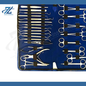 Kit d'instruments chirurgicaux vétérinaires manuels de haute qualité pour les grandes opérations animales Pansement chirurgical réutilisable en acier inoxydable - Product Image 5