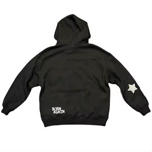 Diseños personalizados Puff impresión pulóver sudaderas con capucha ropa vintage cremallera ropa de calle sudaderas con capucha de manga larga - Product Image 5