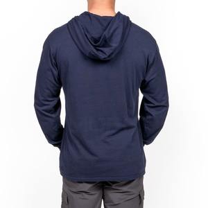 2024 recién llegados hombres 100% algodón invierno pulóver Sudadera con capucha diseño personalizado patrón sólido estampado bolsillo liso teñido nueva sudadera - Product Image 2