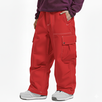 Pantalones de Esquí Cálidos y Holgados para Niños Unisex, Resistentes al Viento, Impermeables y Transpirables, con Aislamiento Thinsulate, para Invierno, Nieve y Snowboard