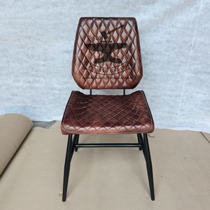 Sillas de Comedor Modernas de Lujo en Cuero Genuino para Restaurantes, Escuelas, Hospitales y Uso Comercial - Product Image 1