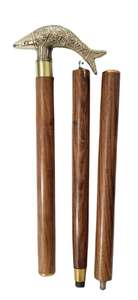 Wooden <b>Walking</b> Stick with Brass Snake Gold Handle Vintage Inspired Luxury <b>Cane</b> <b>for</b> <b>Men</b> Women Stylish Durable Mobility - Product Image 6