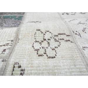 Tapis en laine noué à la main Provenance Pae-3386, motif patchwork gris et noir, pour entrée, chambre, couloir, rectangulaire, taille 9x12 pouces - Product Image 3