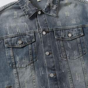 แจ็คเก็ตยีนส์ทรงบอมเบอร์แบรนด์ดังสำหรับผู้ชาย สไตล์ลำลองสำหรับทำงาน สินค้ามาใหม่ สไตล์เรโทรอเมริกัน แจ็คเก็ตยีนส์สำหรับผู้ชาย ปี 2026 เสื้อยีนส์ - Product Image 4