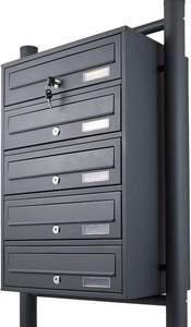 Boîte <span class=keywords><strong>aux</strong></span> <span class=keywords><strong>lettres</strong></span> commerciale approuvée par Usps Boîte <span class=keywords><strong>aux</strong></span> <span class=keywords><strong>lettres</strong></span> en métal pour appartement d'extérieur Boîtes <span class=keywords><strong>aux</strong></span> <span class=keywords><strong>lettres</strong></span> résidentielles modernes - Product Image 2