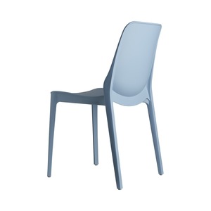 Stackable Recycled Polypropylene <b>Chair</b> for Indoor and Outdoor Use, Restaurant Cafe <b>Bistro</b> Terrace <b>Dining</b> <b>Chair</b> Made in Italy - Product Image 4