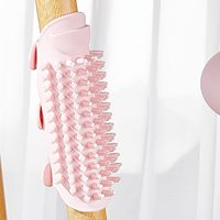 Réglable Silicone Chat Visage Grattoir Toiletteur Chatouillement Toilettage Peigne Pet Brosse Coin Pour Massage Table Jambes Escalade Cadre