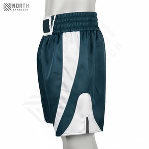 กางเกงมวยสำหรับผู้ชายกางเกงขาสั้น MMA สำหรับฝึกซ้อมและแข่งขันการพิมพ์ซับลิเมชันออกแบบได้ตามต้องการ - Product Image 6