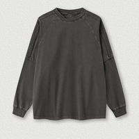 Sudaderas con Capucha Unisex de Invierno, Diseño OEM de Alta Calidad, Lavado Ácido, Estilo Vintage, Oversize, con Estampado Animal y Pedrería, Poliéster/Algodón