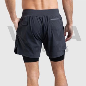 Shorts de course pour hommes Bodybuilding Muscle Training Sportswear Exercise Gym Shorts pour hommes en tissu de haute qualité - Product Image 1