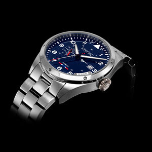 STROND Concorde 24h Bleu Marine Montre Automatique Mouvement Mécanique de Haute Qualité Tachymètre Diamètre du Cadran 41mm Bracelet en Nylon Véritable 18mm - Product Image 1