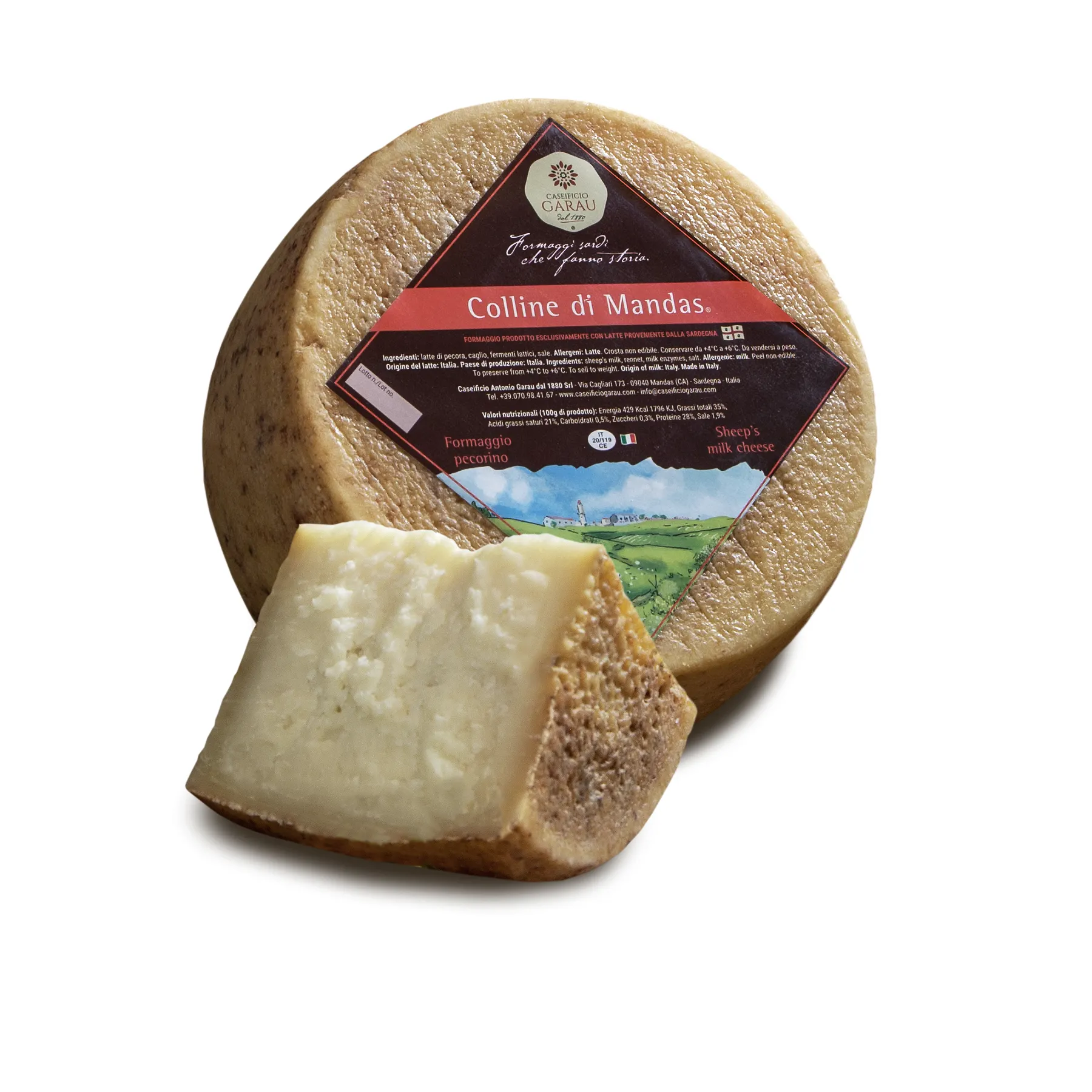Сыр прутья Пекорино, с 1880 года, 6 месяцев, 2,5 кг, Сделано в Италии