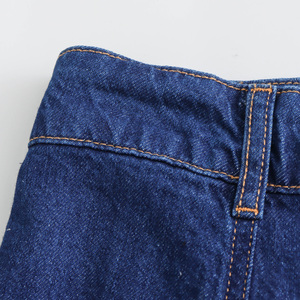กระโปรงผ้ายีนส์มีเข็มขัดสำหรับผู้หญิงกระโปรงทรงเอแบบลำลอง - Product Image 3