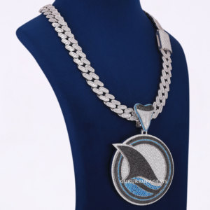 Colgante de Cadena con Diseño Náutico de Velero, Plata de Ley 925 de Lujo, Cultivado en Laboratorio, Aspecto de Diamante de Alto Brillo, Joyería de Regalo - Product Image 2