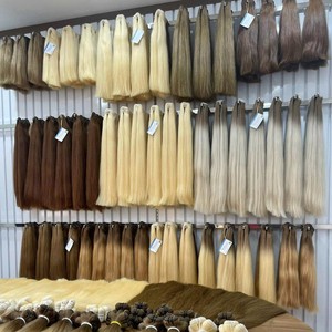 Top HOT Vietnamien Extensions de Cheveux Humains Europe Couleur Trame Cheveux Machine À Coudre Double Trame Cheveux Bundles - Product Image 4