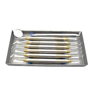 Juego de 7 Piezas de Instrumentos Dentales Manuales para Cirugía Oral, Instrumento de Obturación Dental, Escalador Dental de Composite, Instrumentos Dentales de Alta Calidad - Product Image 1