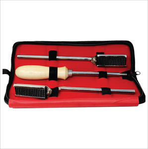 Nuevo raspador dental para caballos con mango de madera, raspador dental equino veterinario, instrumentos veterinarios para trabajos dentales - Product Image 1