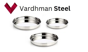 ถาดสแตนเลสทรงกลมพิมพ์โลโก้ได้ ถาดอาหารอเนกประสงค์ ใช้กับเครื่องล้างจานได้ เหมาะสำหรับงานเลี้ยง - Product Image 4