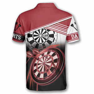 Maillot de Sublimation de jeu de fléchettes professionnel tissu respirant léger pour maillot d'équipe de Club et vêtements de tournoi - Product Image 5