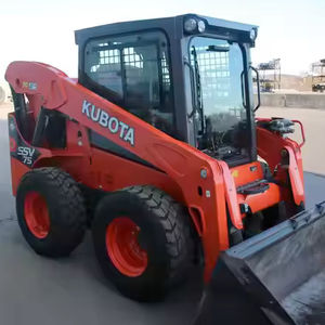 Kubota-Mini chargeuse frontale SSV75 Nouveau modèle de chargeuse compacte avec pompe hydraulique Moog et moteur de roue-chargeuse-pelleteuse à vendre - Product Image 1