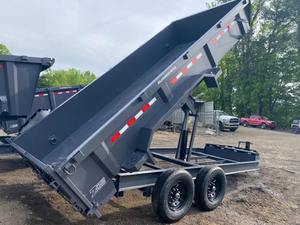 Remorque à benne basculante d'occasion 2024 7x16 2 pieds 14k 7 tonnes D14K7162G Composants principaux de l'engrenage et du moteur pour tracteur agricole - Product Image 5