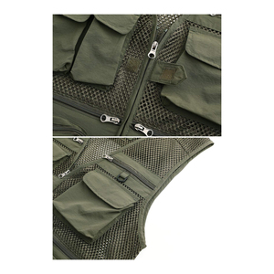 Chaleco de seguridad de tela de calidad de poliéster 100% de fabricación superior - Product Image 5
