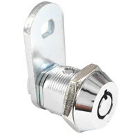 Serrures tubulaires ABA avancées pour armoires commerciales et distributeurs automatiques, en alliage de zinc, entraxe 60mm/50mm, avec 2 clés, plaqué zinc