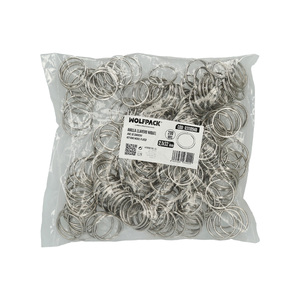 Portachiavi nichelato 2,1x32x27 mm. Confezione da 200 unità - Product Image 5