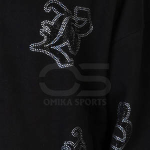 Chándal de diamantes de imitación Premium para hombre, conjunto de estilo urbano de dos piezas, chándal de diamantes de imitación para hombre con manga completa - Product Image 5