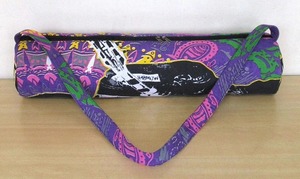 Bolsa de algodón hecha a mano para esterilla de Yoga, estilo de dama, estampado Tribal vibrante, ligera, duradera, lavable, Boho, bolsa de transporte para uso en viajes de gimnasio - Product Image 4