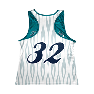 Pinnies de crosse personnalisées pour équipe pour femmes Pinnies d'entraînement réversibles à séchage rapide sublimées avec tissu en maille Vêtements de crosse personnalisés - Product Image 2