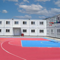 Maison mobile en conteneurs à 3 étages, économique, modulaire et mobile, idéale pour un projet scolaire