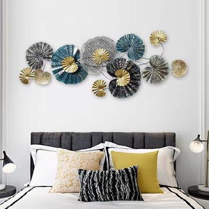 Stylish Multicolor Metal Wall Art Latest Designer <b>Leave</b> for Wedding Diwali Living & Bed Room <b>with</b> Hanging Function - Product Image 2