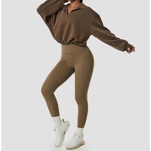 Sweatshirt à logo personnalisé épais Ensemble 2 pièces à épaules tombantes Pantalon de jogging Sweat-shirt avec pantalon de survêtement Sweats à capuche vierges surdimensionnés - Product Image 5