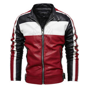 Chaquetas de moto para hombre Chaqueta de cuero de moto de nuevo estilo en logotipos personalizados más vendidos en Pakistán - Product Image 1