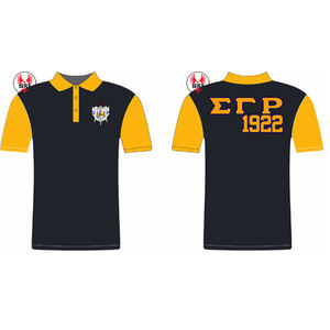 Polos de Algodón de Alta Calidad para Hombre, Sigma Gamma Rho, Logotipo Bordado Personalizado, Tops de Moda de Marca, Patrón Sólido, Ropa Deportiva - Product Image 6