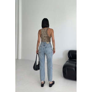 Jeans Mom Fit 884 - Bleu clair et teinté - Product Image 3
