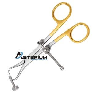 Small Bone Plate Holding Forceps with Integrated <b>Drill</b> <b>Guide</b> Orthopedic Reduction Instrument for Precision Fracture Fixation - Product Image 6