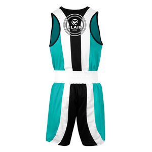 ชุดฝึกเล่นกีฬาคิกบ็อกซิ่งชุดเสื้อกล้ามชกมวยพิมพ์ลายดิจิทัลชุดเสื้อกล้ามนักสู้กางเกงขาสั้น - Product Image 2