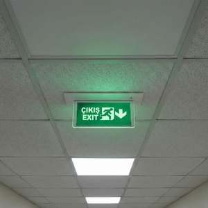ไฟฉุกเฉินแบบฝังผนังสองด้าน รุ่นซีรีส์ O ขนาด 70 x 310 x 130 มม. 220V แหล่งกำเนิดแสง SMD - Product Image 2