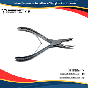 German Steel Dental Bone Rongeur Micro Friedman 14cm/5,5 "recto, mandíbula de 1,3mm, pinzas de corte de recontorno de ajuste delicado CE ISO - Product Image 4