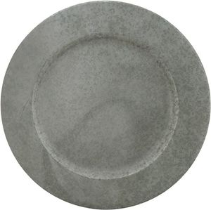 Placa de cargador de metal decorativo de acero inoxidable pulido redondo para cenas formales bodas banquete fiesta - Product Image 2