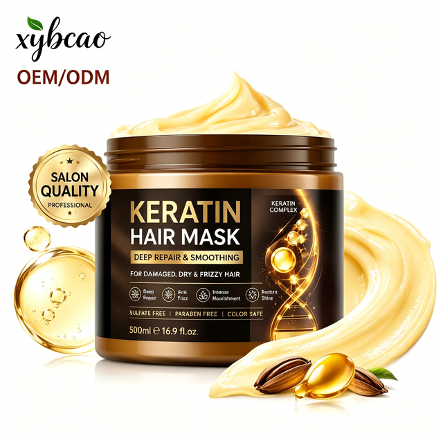 Keratin Hair Repair Treatment Deep Conditioning for Dry Damaged Hair Professional Salon Quality OEM
