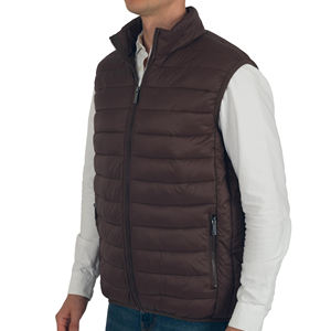 Chalecos acolchados de moda para hombres en diseño elegante a granel, interior cálido, chaleco transpirable Opciones OEM para marcas de moda - Product Image 3