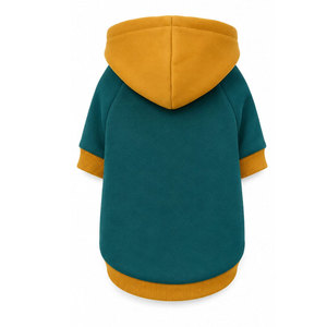 เสื้อฮู้ดสีน้ำตาลพิมพ์ลายเมฆสีขาวด้านหน้าสำหรับสัตว์เลี้ยง แบบ unisex - Product Image 6