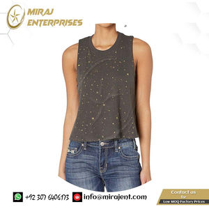 Sublimation personnalisée et impression de logo fournisseur en gros débardeur pour femmes avec lettre imprimée concevez votre propre débardeur - Product Image 6