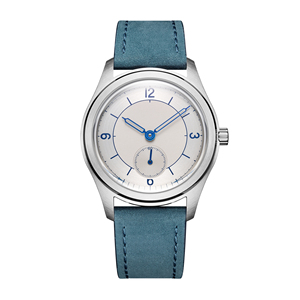 Montre mécanique automatique pour hommes 38mm cadran stérile bracelet en cuir 22mm largeur de bande résistant à l'eau cadran analogique affichage cristal - Product Image 2